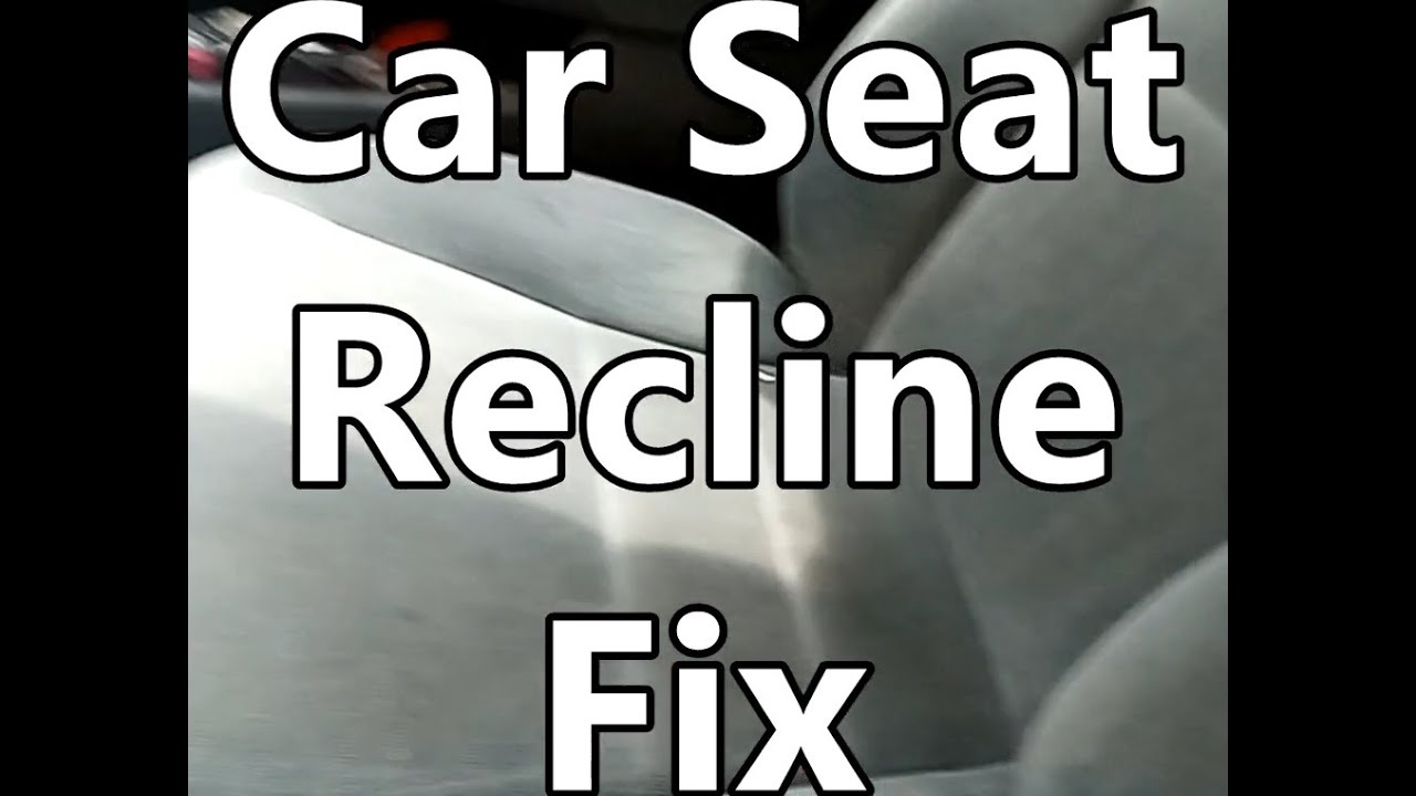 Watch video Fix for Car Seat Recline not Working Now Fix for Car Seat Recline not Working