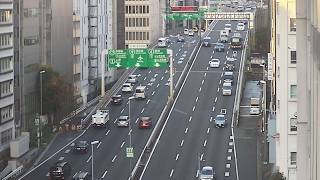 【LIVE】首都高 都心環状線 呉服橋JCT付近 ライブカメラ/Tokyo highway Live Camera 2026/08/11 00:50～ live webcam