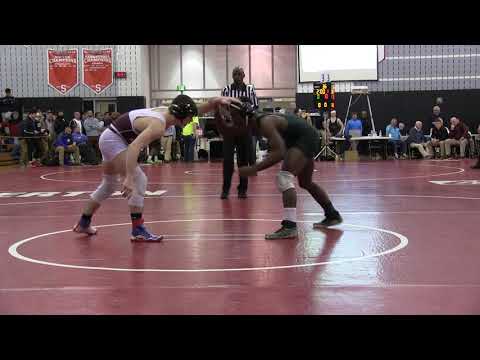 2019 SE AAA regional prelim - 138 - Kibwe McNair (Methacton) vs Brandon Sheffield (Oxford)