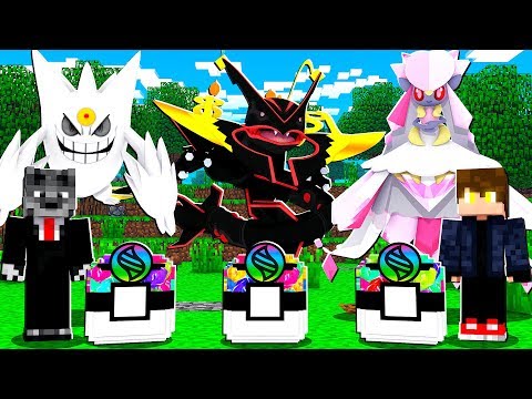 MOSTRE A LUCKY PIXELMON SECRETA 100% DOS MEGAS E SHINY - MINECRAFT PIXELMON MOD