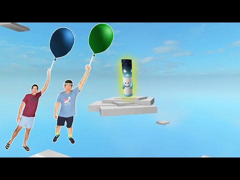 VOAMOS DE BALÃO PARA ENCONTRAR A SUPER CANETA SECRETA NO MEIO DO CÉU!! - Roblox Find The Markers