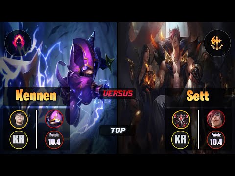 CuVee KENNEN (Top) [Dark Harvest] VS SETT - Grandmaster KR Patch 10.4