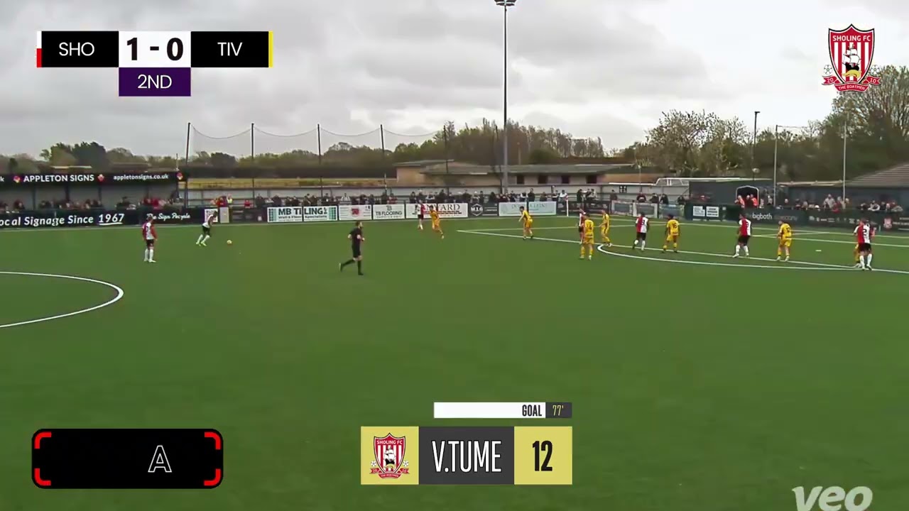 Sholing vs Tiverton Town — Goal Highlights
