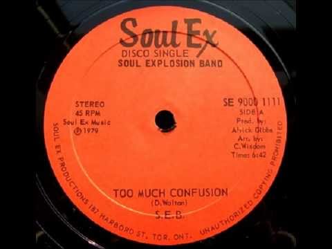 ☺12'' Soul Explosion Band Too Much Confusion & dub☺