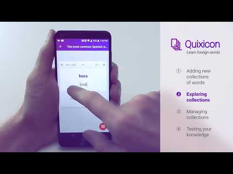 Quixicon: Learn French words