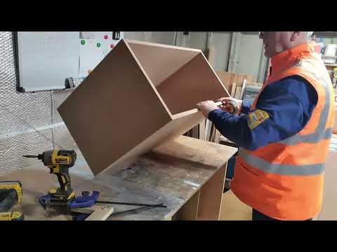 Simple Toy Box/Blanket chest build with name plate (Part 1) #diy #woodworking #2