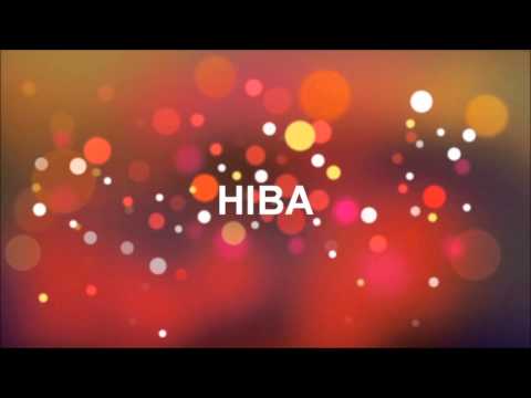 ALLES GUTE ZUM GEBURTSTAG HIBA