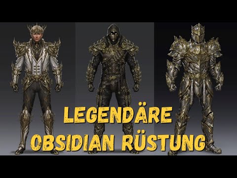 Guild Wars 2: Secrets of the Obscure - Legendäre PvE Rüstung (Obsidian Rüstung) | ohne Raids
