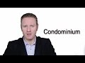 Condominium - Meaning | Pronunciation || Word Wor(l)d - Audio Video Dictionary
