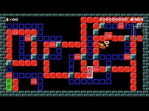 Alfa's Gimmick Land (Super Mario Maker 2)