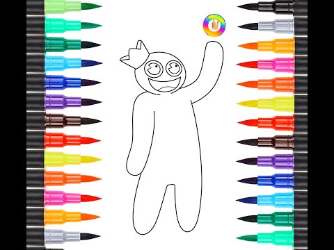 ROBLOX Rainbow Friends Coloring Pages / Syn Cole - Time [NCS Release] #coloringpages