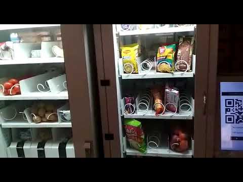 Automated Grocery Shop Vending Machine