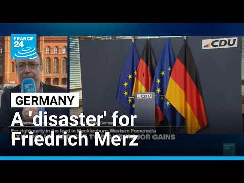 Exit polls show 'disaster' for Merz' CDU party in two state elections