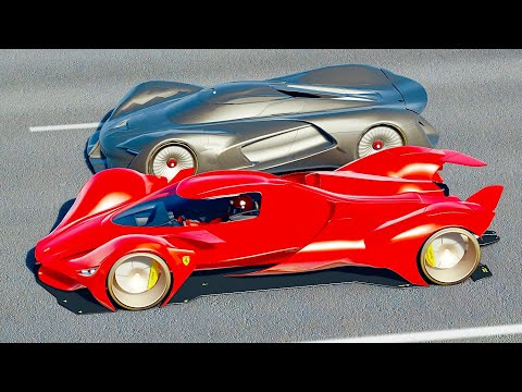 SRT Tomahawk Vision GT vs Ferrari Piero LM 2025 at Drag Race 24 KM
