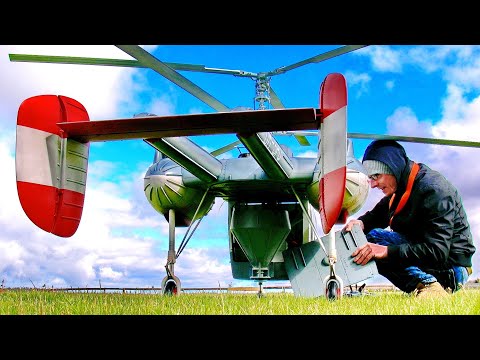 WOW !! STUNNING !! RC KAMOV KA-26 COAXIAL-ROTOR SCALE MODEL ELECTRIC HELICOPTER FLIGHT DEMONSTRATION
