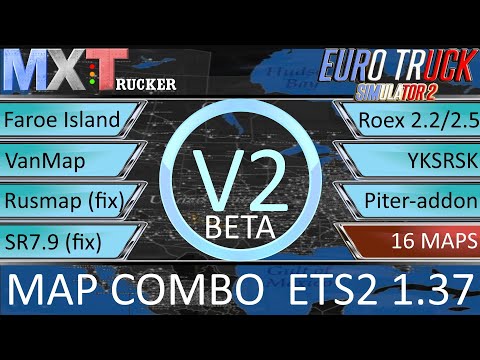 #15 | MAP COMBO ETS2 1.37 BETA UPDATE 2
