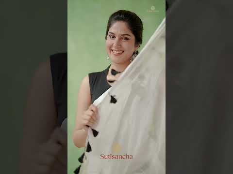 luminous charm mul saree