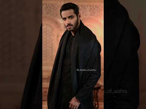 Wahaj Ali with Shawl Always hit different 🔥❤️  #wahajlali #trending #terebin #murtasim