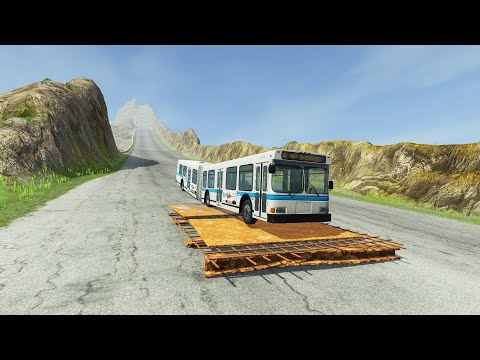 BeamNG.drive - Wentward DT60L vs Downhill madness crash test #Shorts