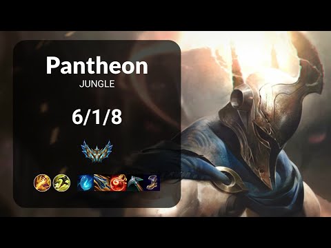 Pantheon vs T1 Oner Nidalee JUNGLE - KR CHALLENGER Patch 15.11