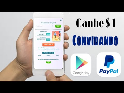 Novo Aplicativo! Ganhe $ 1 Dólar Convidando Pessoas