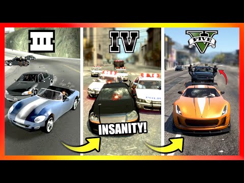 Evolution of 6-STAR CHASES in GTA Games! (2001 → 2022)