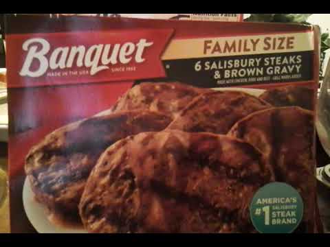 Banquet 6 Salisbury steak dinner review 5 stars
