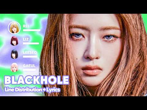 IVE - BLACKHOLE (Line Distribution + Lyrics Karaoke) PATREON REQUESTED
