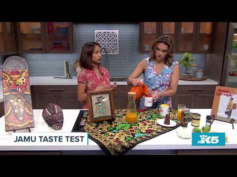 Amity and Gloria try an Indonesian wellness drink called Jamu - New Day NW
