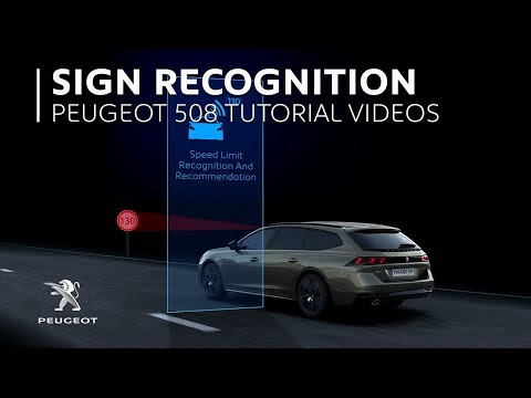 Speed and Road Sign Recognition | PEUGEOT 508 Tutorial Videos