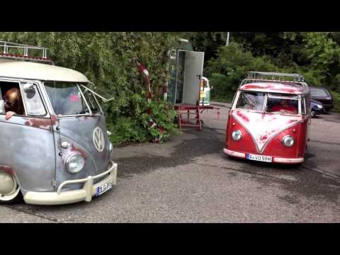 Ludwigsburg 2012 VW BUS T1 elegantes Einparken