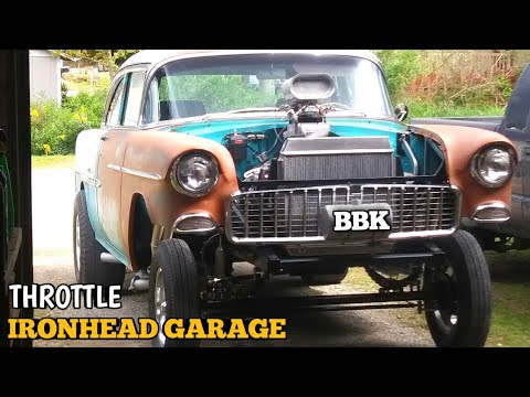 1955 Gasser Throttle pedal and cable. Start up
