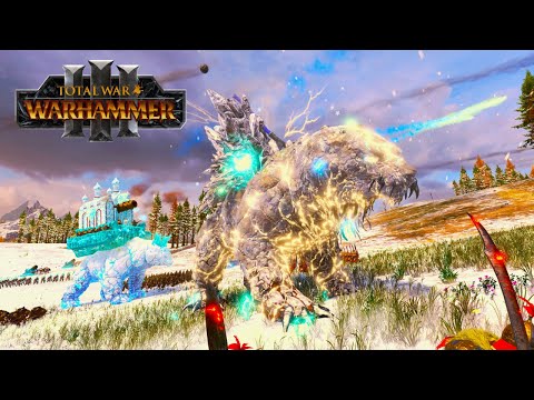 Total War WARHAMMER 3 - Kislev VS Warriors of Chaos | FIRESupport | Firework Show | 4K