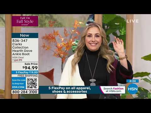 Clarks Collection Hearth Dove Leather Ankle Boot