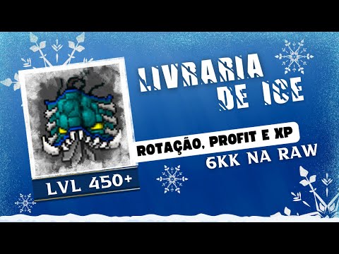 [TIBIA] HUNT LIVRARIA DE ICE X4 | 6KK NA RAW | PT 450+