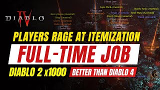 Diablo IV - Itemization of D2 x1000 better than D4