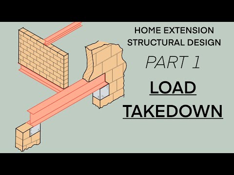Home Extension Structural Design - Part 1 - Load Takedown