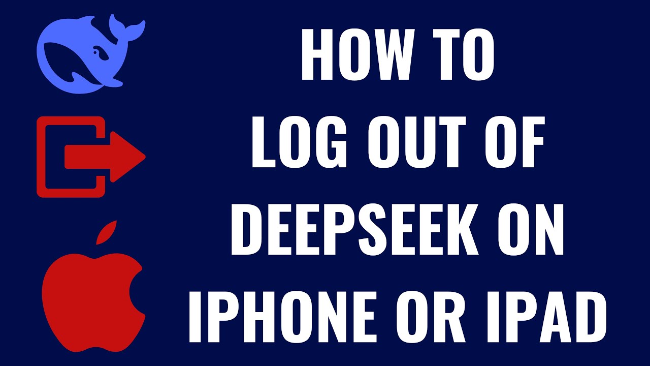 How to Log Out of Deepseek on iPhone or iPad