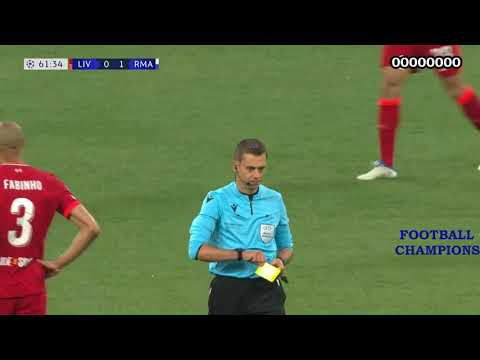 Brasilianer Fabinho bekam Foul Card, Liverpool Real Madrid, UEFA Champions League Finale 2022