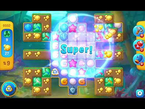 Fishdom Easy Level 9332 (with ingame lightning booster) @choraelmin