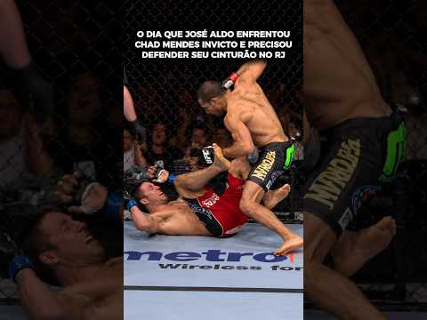 JOSÉ ALDO enfrentou um AMERICANO INVICTO pra defender seu CINTURÃO no BRASIL! 🥊