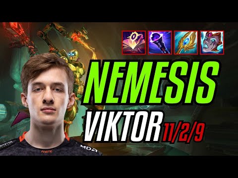 NEMESIS - VIKTOR vs GALIO MID - KR MASTER - PATCH 11.8