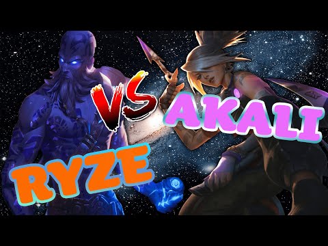 [Season 11 Ryze] How to Play & Lane vs Akali Mid as Ryze Earlygame (Challenger Solo Queue)