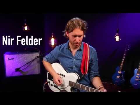 Nir Felder plays the Supro White Holiday Guitar and Coronado Tube amp