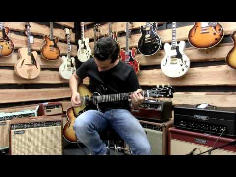 FGN Guitars J Standard Flame Flattop HH Dark Brownburst von Rockland Music