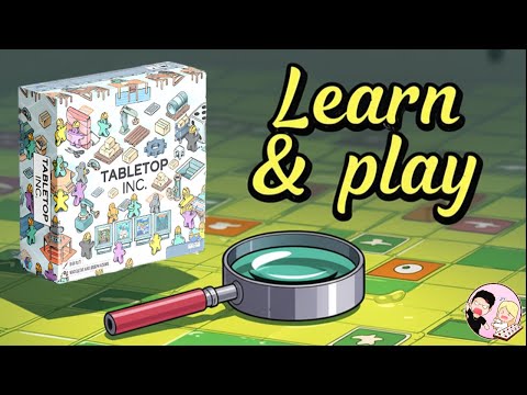 Learn & Play | Tabletop Inc. — The Board Game About Making Board Games! | Cotswold Games
