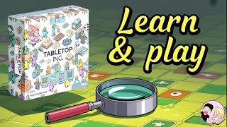 Learn & Play | Tabletop Inc. — The Board Game About Making Board Games! | Cotswold Games