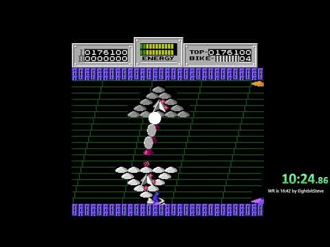 Seicross Speedrun (17:37) on NES Nintendo #RETRO (1986)