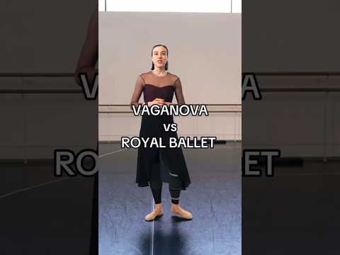 VAGANOVA VS ROYAL  BALLET 🌟 DIFFERENCES #ballettips #vaganova #balletlife #pirouette