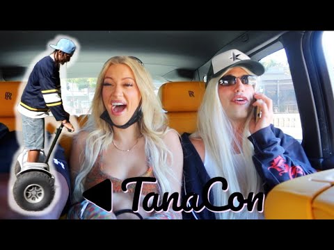 our friend group attended a Tana Mongeau lookalike contest. on a Segway.